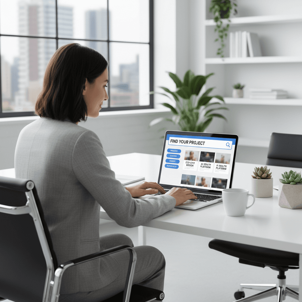 Search filters interface on heymundo platform