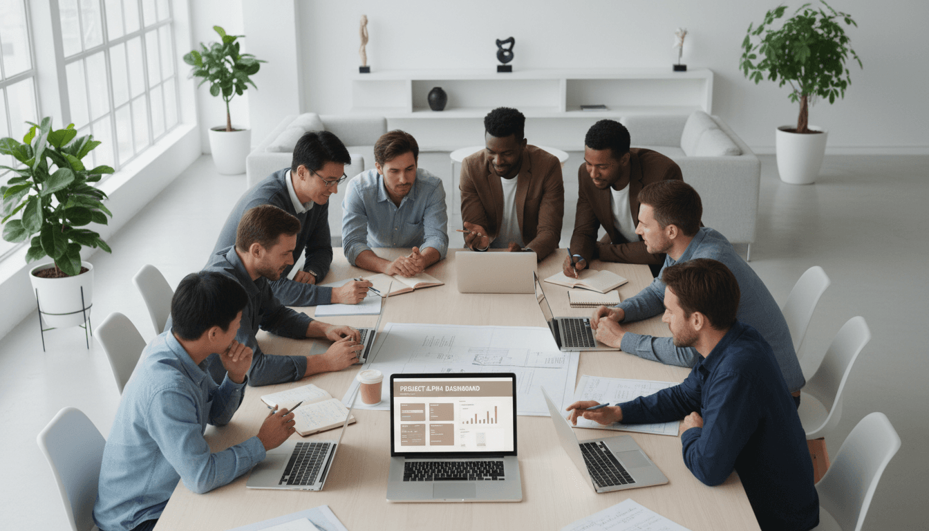 heymundo GmbH team working together in Oberhausen office